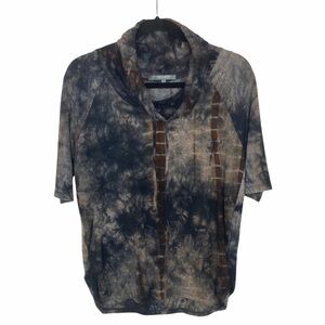Coin 1804 Los Angeles Earth Toned Tie Dye Top